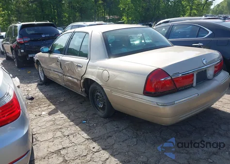 2000 Mercury Grand Marquis Ls z USA, uszkodzony, nr VIN 2MEFM75W5YX627647